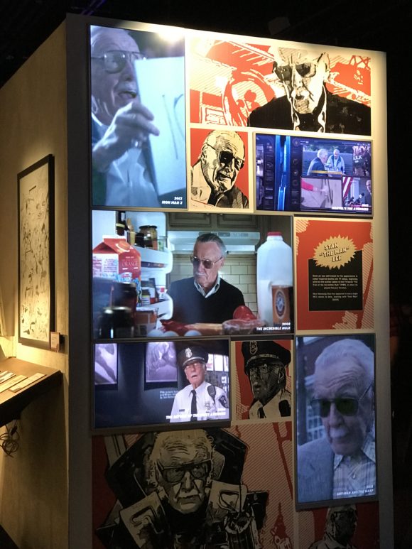 stan lee tribute at Marvel Universe of Super Heroes at the Franklin Institute